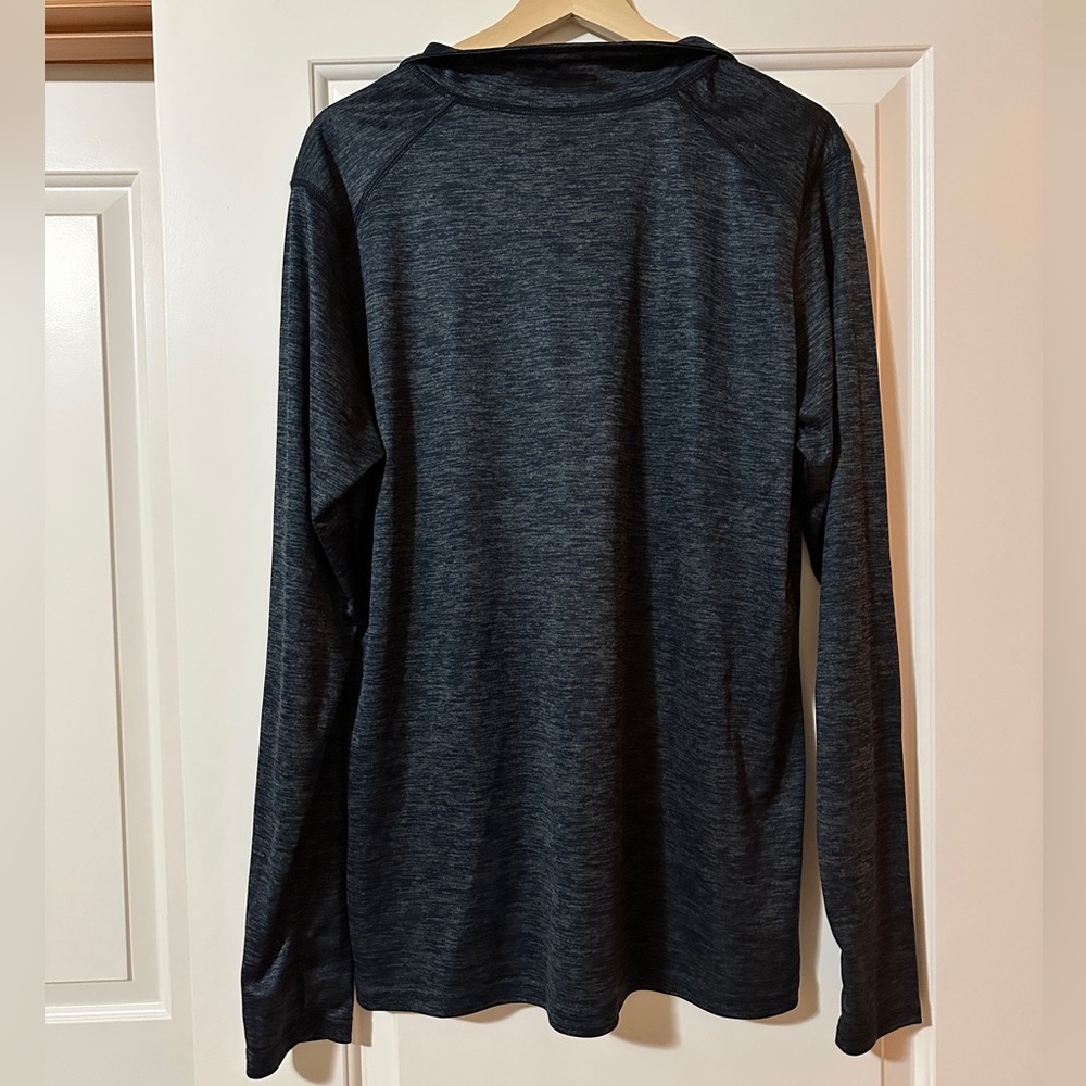 NHL Seattle Kraken Navy Quarter-Zip Pullover - Picture 3 of 6